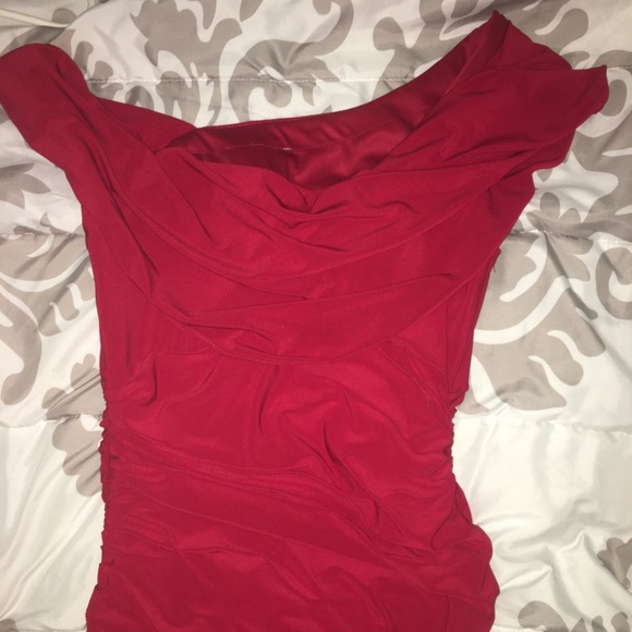 Short Red Dress - Picture 7 of 8